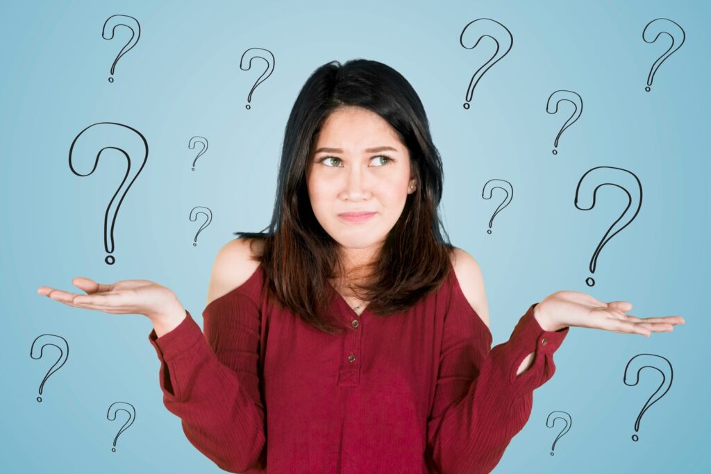 mujer interrogantes